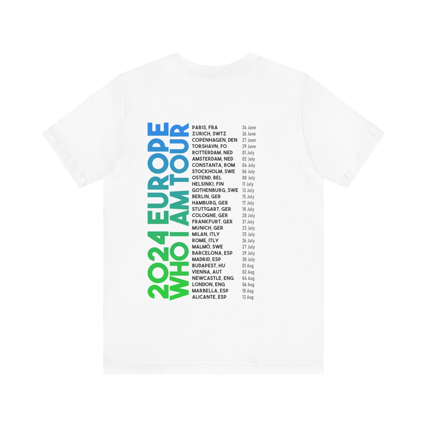 Who I Am Logo Tour Tee (White)