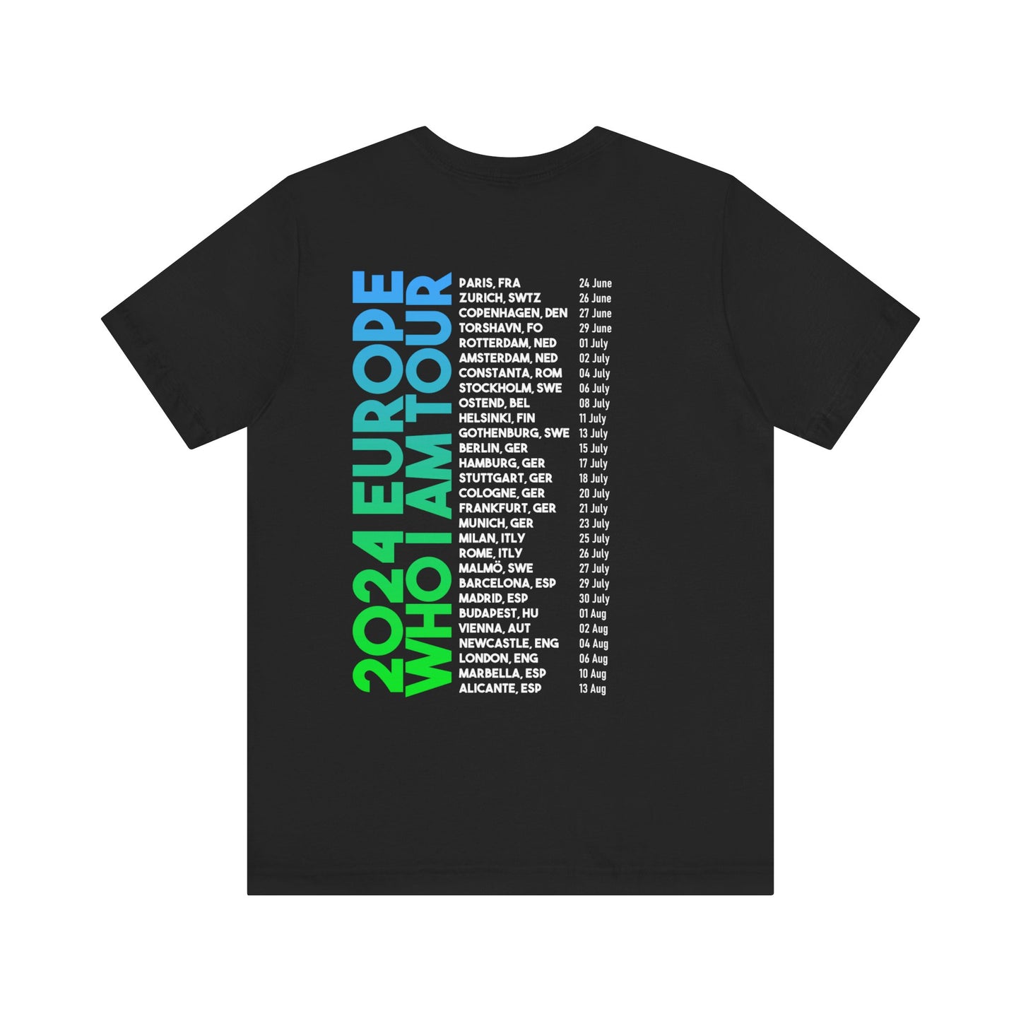 Who I Am Logo Tour Tee