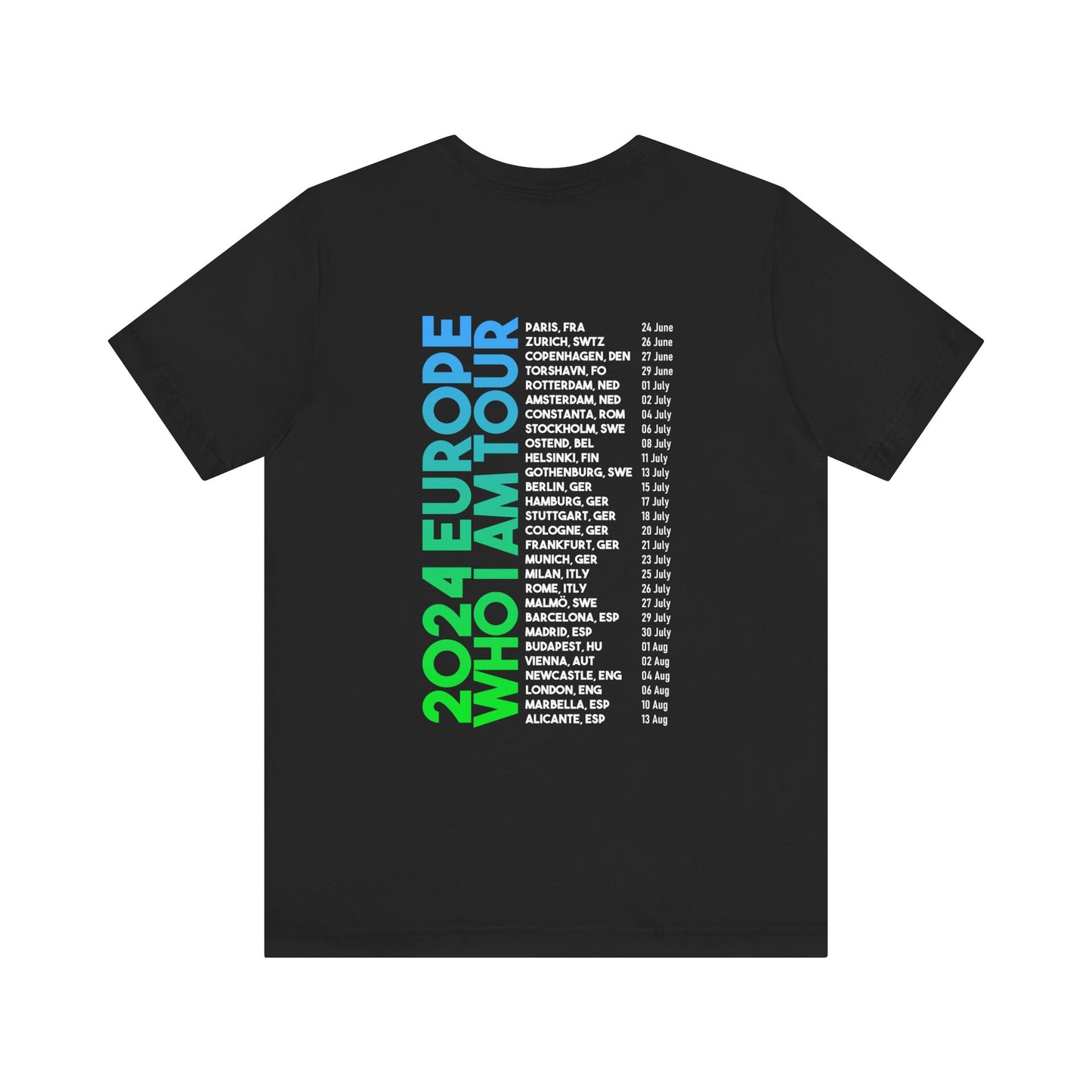 Who I Am Tour Tee (Black)